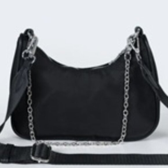 Peta & Jain Paloma Nylon Bag - Black - Shoulder or Crossbody - Picture 2 of 2